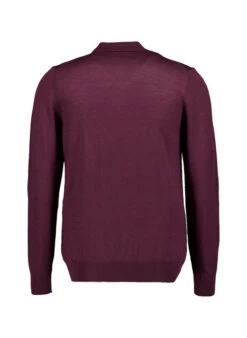 Seidensticker, Pullover, Wolle, Bordeaux Meliert -Herrenausstatter Geschaft 449302 norm2