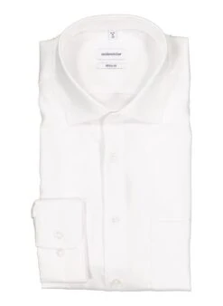 Seidensticker, Hemd, Regular Fit, Baumwolle, Extra Langer Arm, Weiß