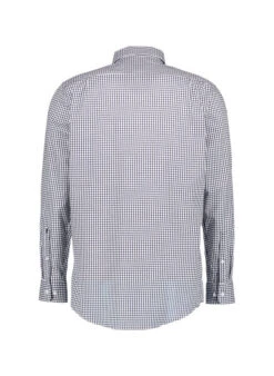 Seidensticker, Hemd, Regular Fit, Baumwolle, Weiß-navy -Herrenausstatter Geschaft 449338 norm2