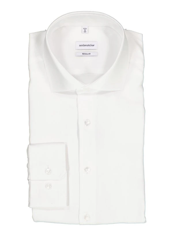 Seidensticker, Hemd, Regular Fit, Baumwolle, Weiß 3 Seidensticker, Hemd, Regular Fit, Baumwolle, Weiß