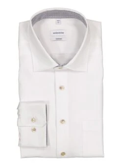 Seidensticker, Hemd, Comfort Fit, Baumwolle, Weiß