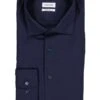Seidensticker, Hemd, Shaped Fit, Popeline, Nachtblau -Herrenausstatter Geschaft 449368 norm