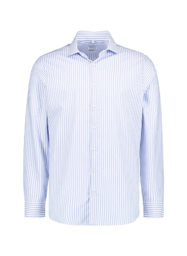 Seidensticker, Hemd, Slim Fit, Baumwolle,blau-weiß Gestreift 3 Seidensticker, Hemd, Slim Fit, Baumwolle,blau-weiß Gestreift