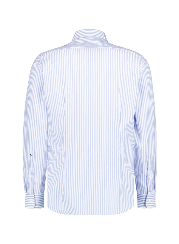 Seidensticker, Hemd, Slim Fit, Baumwolle,blau-weiß Gestreift 5 Seidensticker, Hemd, Slim Fit, Baumwolle,blau-weiß Gestreift – Bild 3