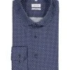 Seidensticker, Hemd, Shaped Fit, Baumwolle, Navy Gemustert -Herrenausstatter Geschaft 449375 norm