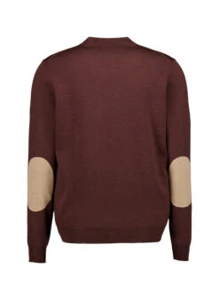 Stenströms, Pullover, Merinowolle Extrafein, Dunkelbraun Meliert 7 Stenströms, Pullover, Merinowolle Extrafein, Dunkelbraun Meliert -Herrenausstatter Geschaft 449390 norm2