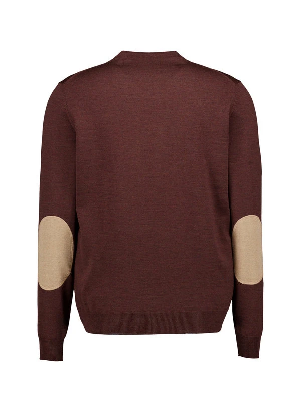 Stenströms, Pullover, Merinowolle Extrafein, Dunkelbraun Meliert 5 Stenströms, Pullover, Merinowolle Extrafein, Dunkelbraun Meliert – Bild 3