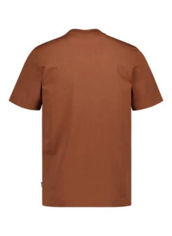 BOSS Black, T-Shirt Thompson, Baumwolle, Braun 7 BOSS Black, T-Shirt Thompson, Baumwolle, Braun -Herrenausstatter Geschaft 449391 norm2