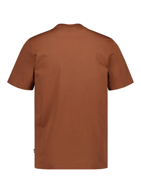 BOSS Black, T-Shirt Thompson, Baumwolle, Braun 5 BOSS Black, T-Shirt Thompson, Baumwolle, Braun – Bild 3