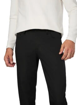 BOSS Black, Hose Maine, Regular Fit, Baumwolle, Schwarz -Herrenausstatter Geschaft 449451 norm3