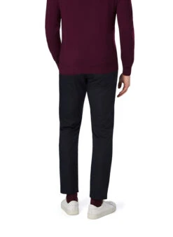 BOSS Black, Hose Maine, Regular Fit, Baumwolle, Dunkelblau 8 BOSS Black, Hose Maine, Regular Fit, Baumwolle, Dunkelblau -Herrenausstatter Geschaft 449452 norm2