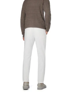 BOSS Black, Hose Kaiton, Slim Fit, Baumwolle, Weiß -Herrenausstatter Geschaft 449454 norm2