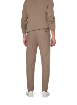 Bugatti, Bundfaltenhose, Mikrofaser-Stretch, Beige Meliert 8 Bugatti, Bundfaltenhose, Mikrofaser-Stretch, Beige Meliert -Herrenausstatter Geschaft 449478 norm2