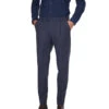 Bugatti, Bundfaltenhose, Mikrofaser-Stretch, Blau Meliert 2 Bugatti, Bundfaltenhose, Mikrofaser-Stretch, Blau Meliert -Herrenausstatter Geschaft 449481 norm