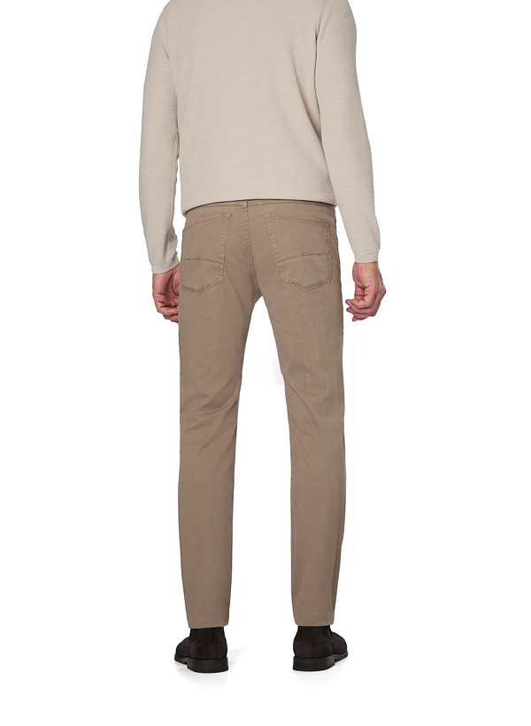 Bugatti, Hose, Baumwolle, Taupe Meliert 5 Bugatti, Hose, Baumwolle, Taupe Meliert – Bild 3