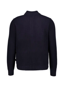 Bugatti, Strickjacke, Baumwolle-Wolle, Dunkelgrau -Herrenausstatter Geschaft 449504 norm2