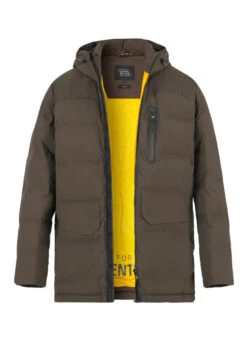 Camel Active, Funktionsparka, Mikrofaser Wasserabweisend, Dunkelbraun