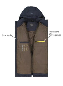 Camel Active, Funktionsparka, Mikrofaser Wasserabweisend, Dunkelblau 7 Camel Active, Funktionsparka, Mikrofaser Wasserabweisend, Dunkelblau -Herrenausstatter Geschaft 449508 norm3