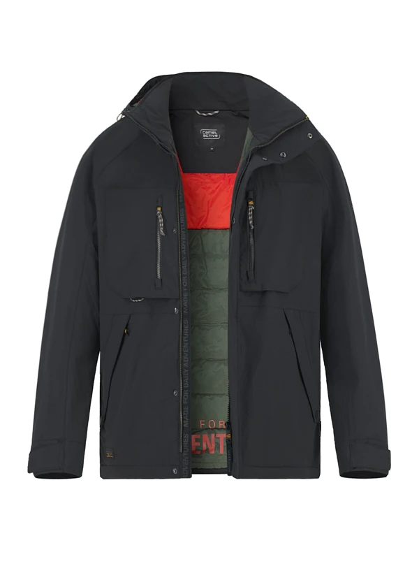Camel Active, Funktionsjacke, Mikrofaser Wasserdicht, Asphalt 3 Camel Active, Funktionsjacke, Mikrofaser Wasserdicht, Asphalt