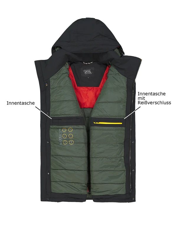 Camel Active, Funktionsjacke, Mikrofaser Wasserdicht, Asphalt 5 Camel Active, Funktionsjacke, Mikrofaser Wasserdicht, Asphalt – Bild 3