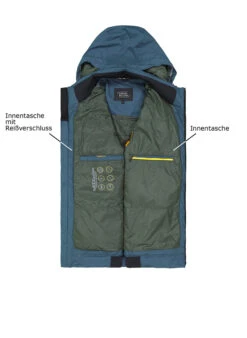 Camel Active, Jacke, Mikrofaser Wasserabweisend, Tintenblau -Herrenausstatter Geschaft 449517 norm3