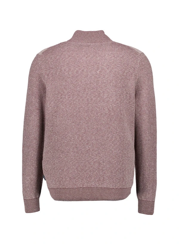 Bugatti, Cardigan, Baumwolle, Brombeere Meliert 4 Bugatti, Cardigan, Baumwolle, Brombeere Meliert – Bild 3