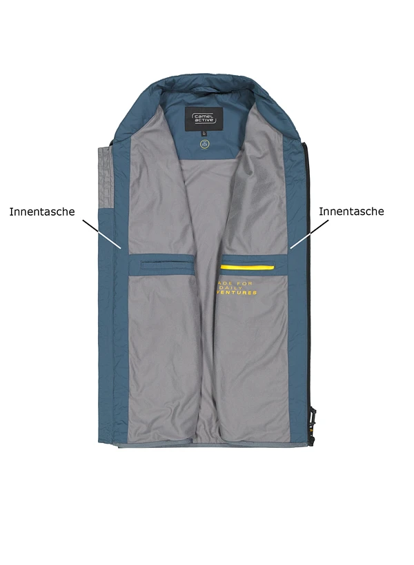Camel Active, Weste, Mikrofaser, Tintenblau 5 Camel Active, Weste, Mikrofaser, Tintenblau – Bild 3