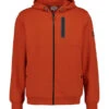 Camel Active, Sweatjacke, Baumwolle, Zimt