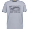 Camel Active, T-Shirt, Mikrofaser Polygiene®, Stahlblau Meliert -Herrenausstatter Geschaft 449564 norm