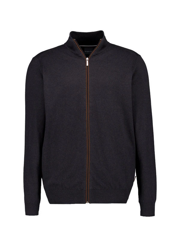 Bugatti, Cardigan, Baumwolle-Kaschmir, Dunkelgrau 3 Bugatti, Cardigan, Baumwolle-Kaschmir, Dunkelgrau