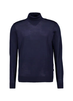 Bugatti, Rollkragenpullover, Wolle, Marine