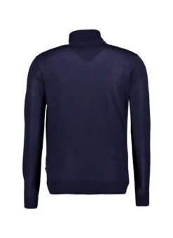 Bugatti, Rollkragenpullover, Wolle, Marine 7 Bugatti, Rollkragenpullover, Wolle, Marine -Herrenausstatter Geschaft 449614 norm2