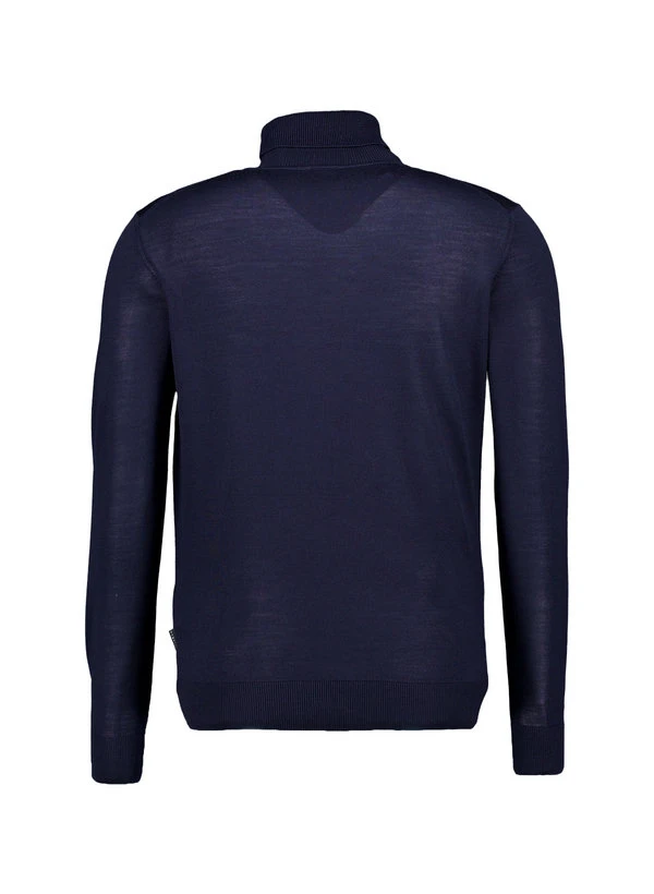 Bugatti, Rollkragenpullover, Wolle, Marine 5 Bugatti, Rollkragenpullover, Wolle, Marine – Bild 3