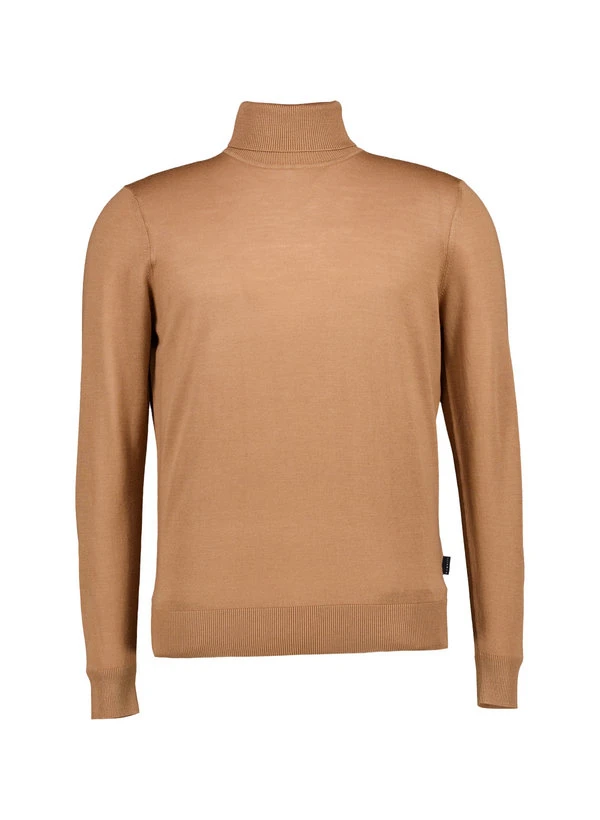 Bugatti, Rollkragenpullover, Wolle, Cognac 3 Bugatti, Rollkragenpullover, Wolle, Cognac