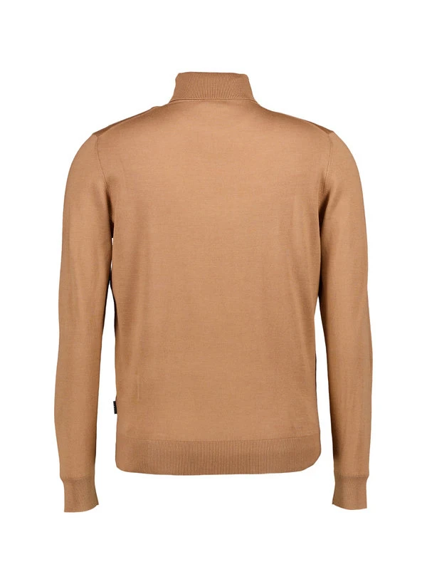 Bugatti, Rollkragenpullover, Wolle, Cognac 5 Bugatti, Rollkragenpullover, Wolle, Cognac – Bild 3
