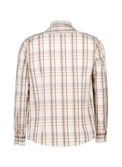 Bugatti, Hemd, Baumwolle, Beige Kariert -Herrenausstatter Geschaft 449624 norm2