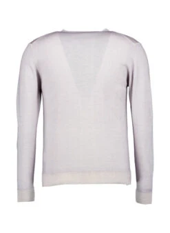 DANIELE FIESOLI, Pullover, Merinowolle, Hellgrau 7 DANIELE FIESOLI, Pullover, Merinowolle, Hellgrau -Herrenausstatter Geschaft 449628 norm2