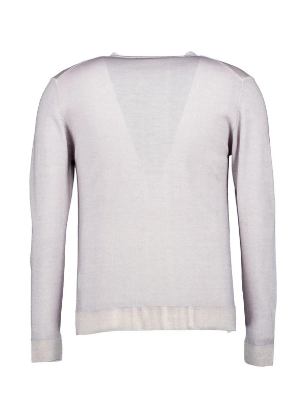 DANIELE FIESOLI, Pullover, Merinowolle, Hellgrau 5 DANIELE FIESOLI, Pullover, Merinowolle, Hellgrau – Bild 3