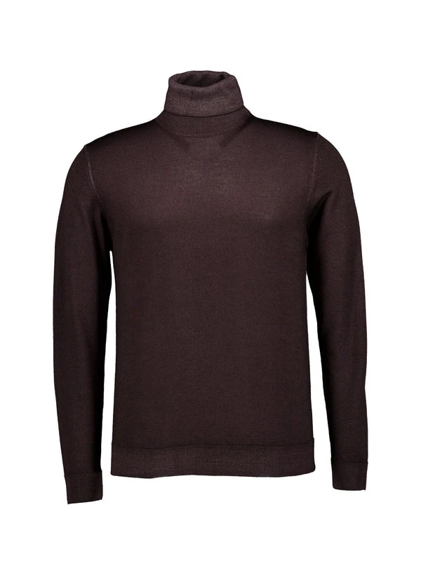 DANIELE FIESOLI, Rollkragenpullover, Merinowolle Extrafein, Dunkelbraun 3 DANIELE FIESOLI, Rollkragenpullover, Merinowolle Extrafein, Dunkelbraun