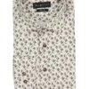 Bugatti, Hemd, Baumwolle, Braun Floral -Herrenausstatter Geschaft 449635 norm