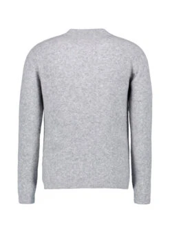 DANIELE FIESOLI, Pullover, Merinowolle Extrafein, Grau Meliert -Herrenausstatter Geschaft 449636 norm2