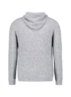 DANIELE FIESOLI, Kapuzenpullover, Merinowolle Extrafein, Grau Meliert 7 DANIELE FIESOLI, Kapuzenpullover, Merinowolle Extrafein, Grau Meliert -Herrenausstatter Geschaft 449638 norm2