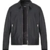 BOSS Black, Lederjacke Mapson , Lammleder, Schwarz -Herrenausstatter Geschaft 449700 norm