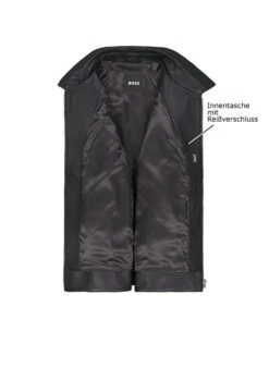 BOSS Black, Lederjacke Mapson , Lammleder, Schwarz -Herrenausstatter Geschaft 449700 norm3