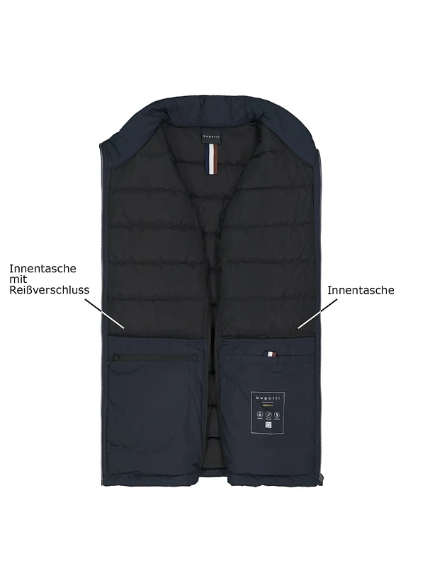 Bugatti, Steppweste, Mikrofaser Sorona®, Marine 5 Bugatti, Steppweste, Mikrofaser Sorona®, Marine – Bild 3
