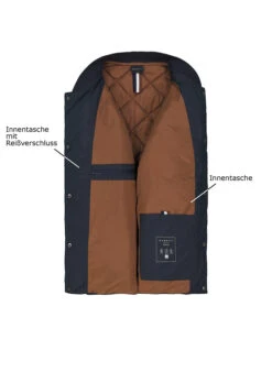 Bugatti, Steppjacke, Mikrofaser Sorona®, Marine -Herrenausstatter Geschaft 449714 norm3