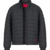 HUGO, Steppjacke Brenti, Mikrofaser Wasserabweisend, Schwarz -Herrenausstatter Geschaft 449746 norm