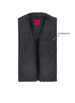 HUGO, Steppjacke Brenti, Mikrofaser Wasserabweisend, Schwarz 7 HUGO, Steppjacke Brenti, Mikrofaser Wasserabweisend, Schwarz -Herrenausstatter Geschaft 449746 norm3