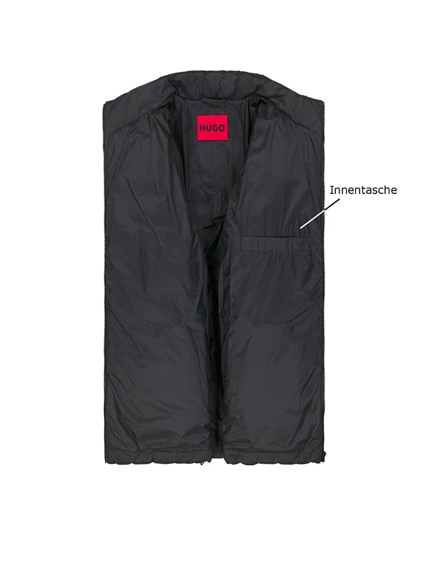 HUGO, Steppjacke Brenti, Mikrofaser Wasserabweisend, Schwarz 5 HUGO, Steppjacke Brenti, Mikrofaser Wasserabweisend, Schwarz – Bild 3