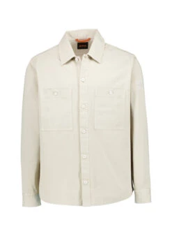 BOSS Orange, Jenashemd Locky, Baumwolle, Beige